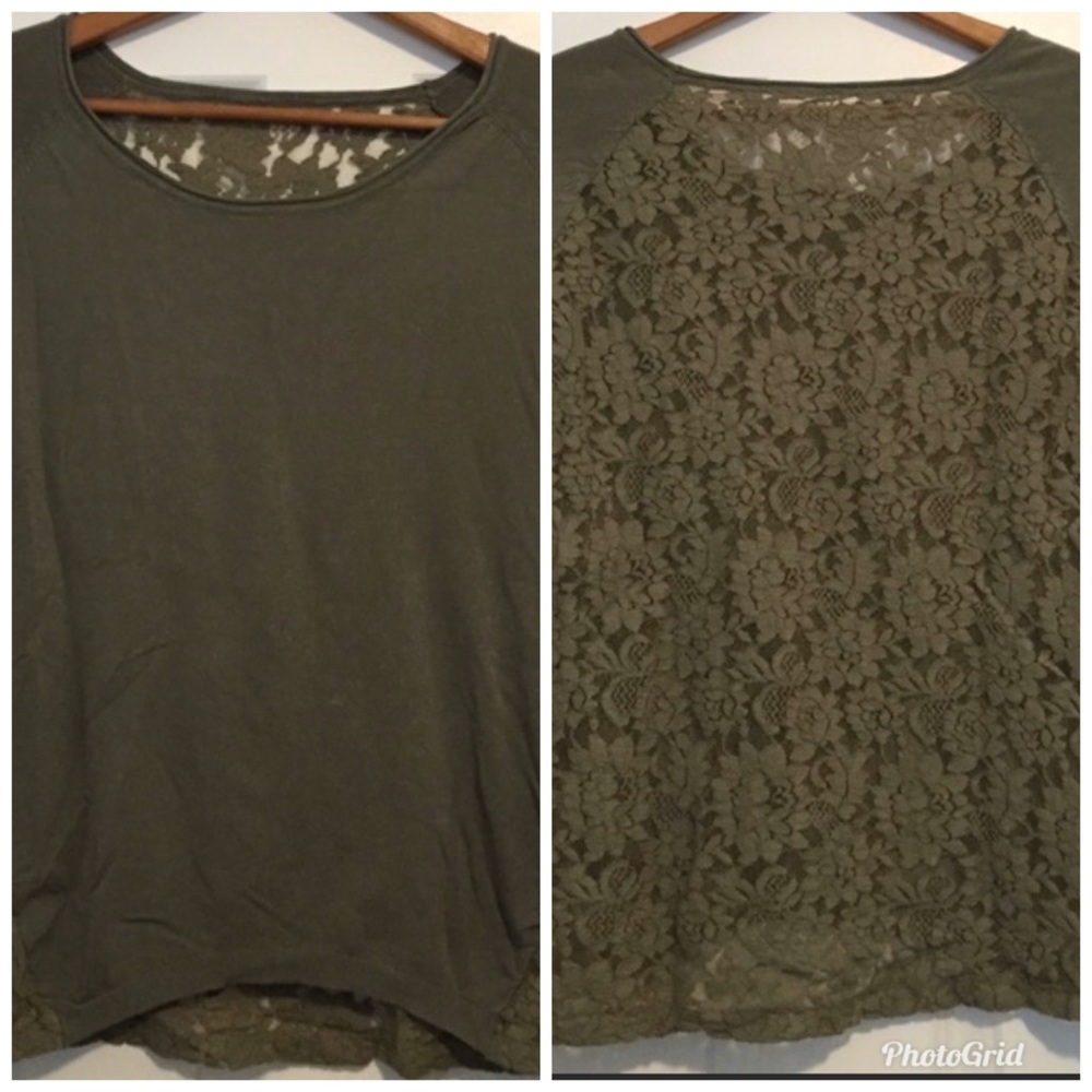 Zara Lace Back Top